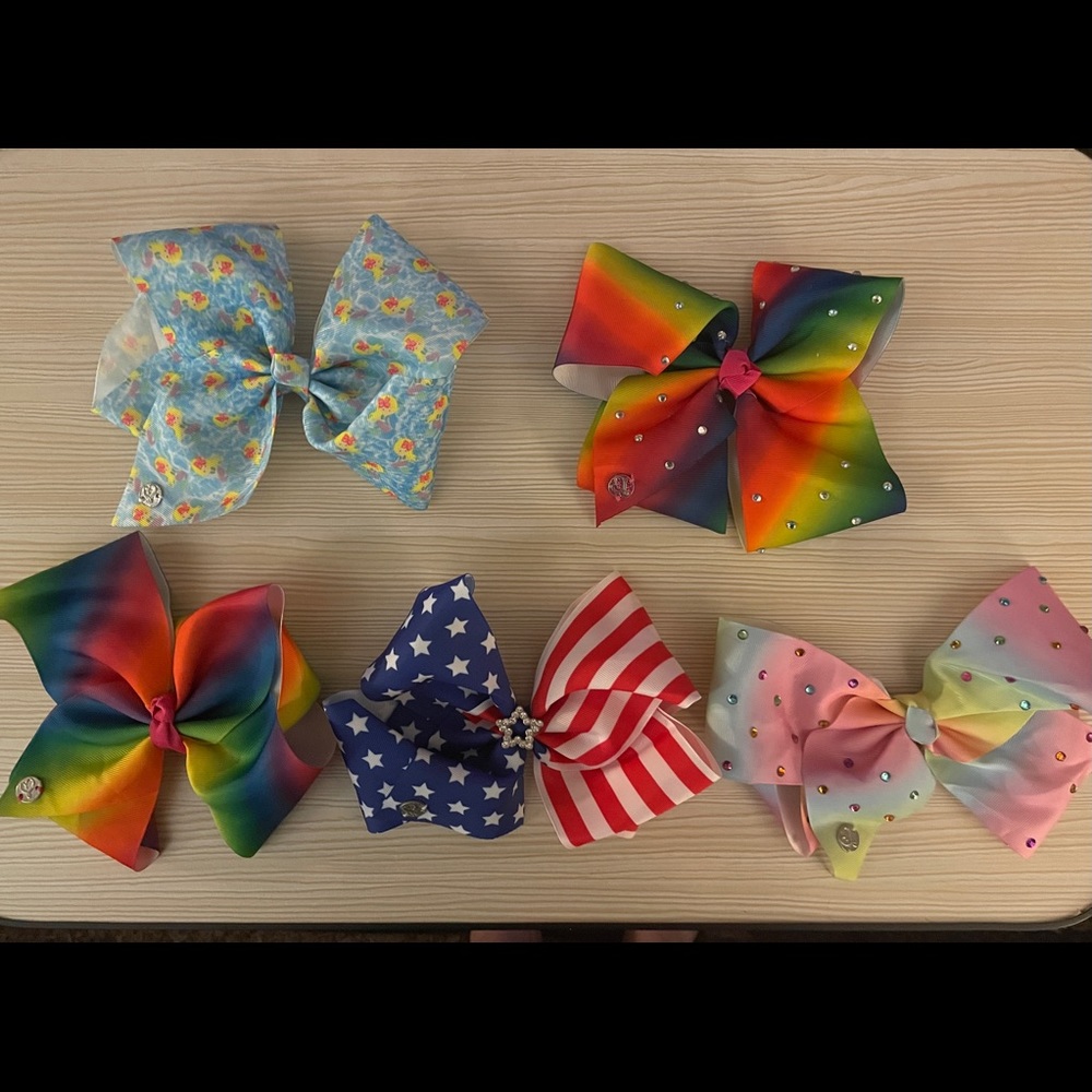 Jo Jo Siwa set of 5 Large Bows